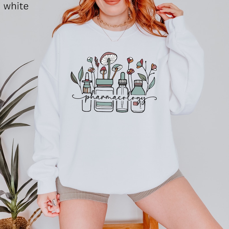 Pharmacist Sweatshirt, Pharmacy Tech Shirt, Pharmacology PhD Graduation Gift, Gift For a New Pharmacist, Pharmacy Gifts For Her image 3