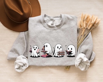 Halloween Science Sweatshirt, Ghost Chemistry Teacher Shirt, Gift for Chemist or Lab Scientist, Funny Science Teacher Gifts, PhD Graduation