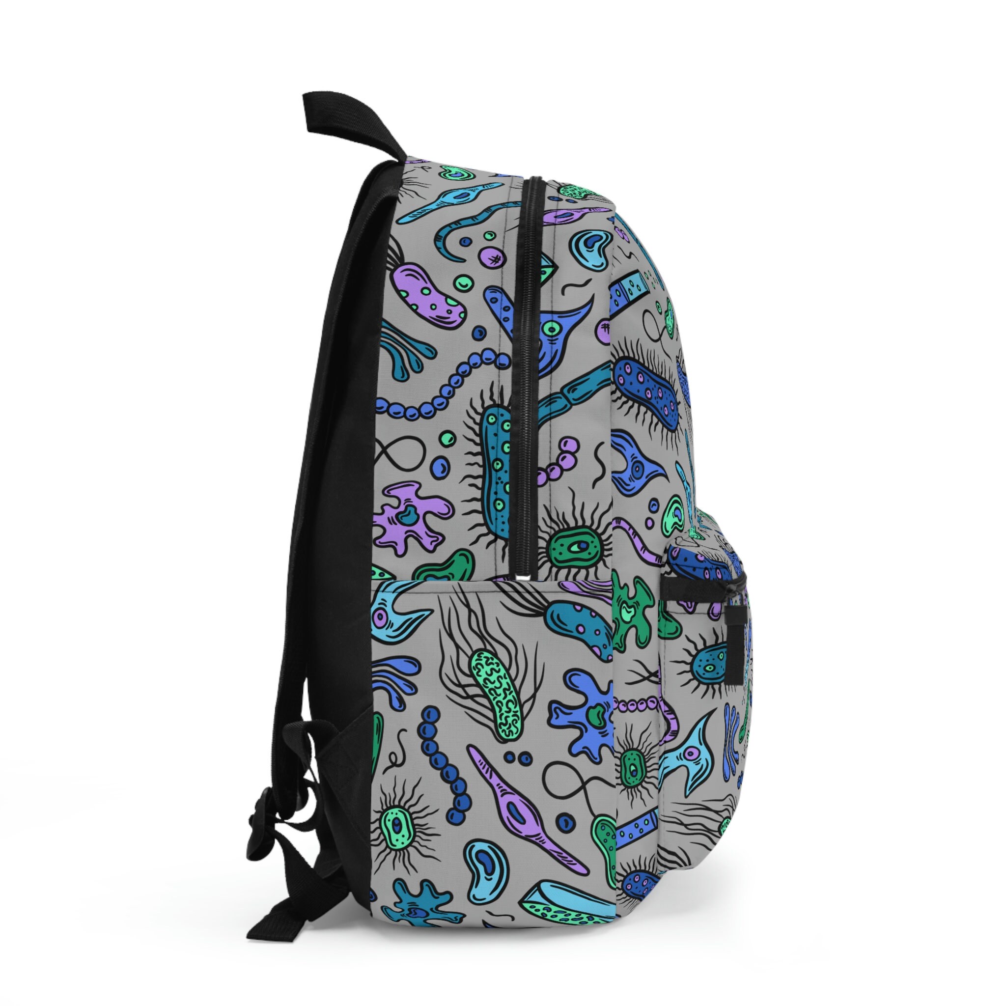 Cute Microbiology Backpack With Bacteria, Viruses and Other ...