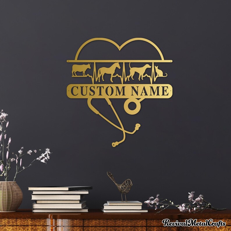 Vet Metal Wall Art, Veterinarian Gift, Vet Wall Decor, Graduation Gift