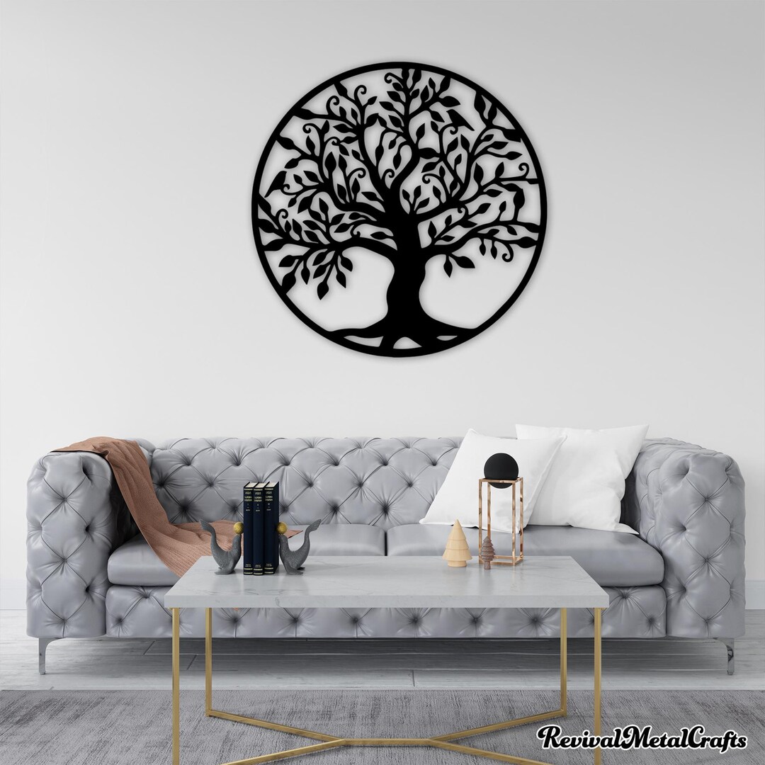 Metal Wall Art, Tree Metal Wall Decor, Nature Wall Art, Tree of Life