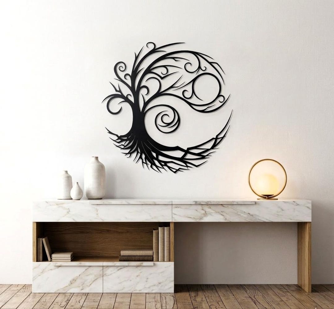 Family Tree Metal Wall Art: Roots, Heritage, Tree of Life Decor - Etsy
