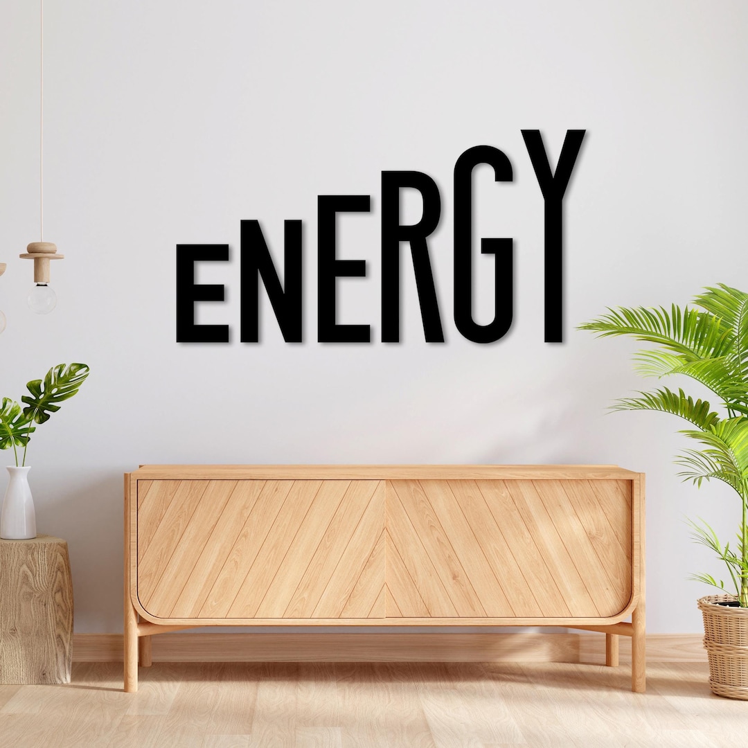 Energy Wall Graphics Energy Metal Wall Art: Motivational Gym Decor Wall Sculpture - Etsy