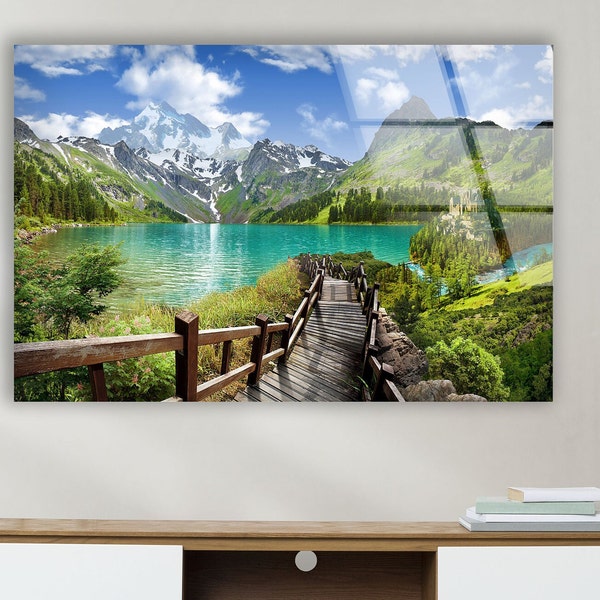 Glass Nature Wall Decor Etsy