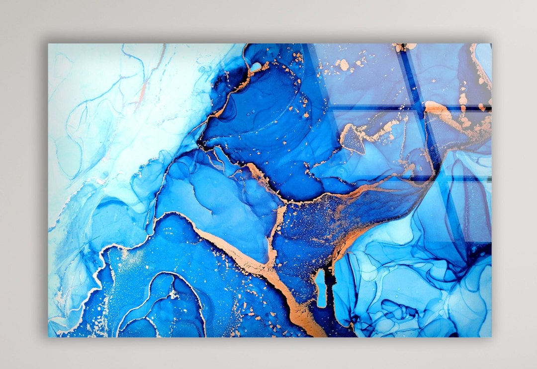 Tempered Glass Wall Artgold Wall Decorhome Printing