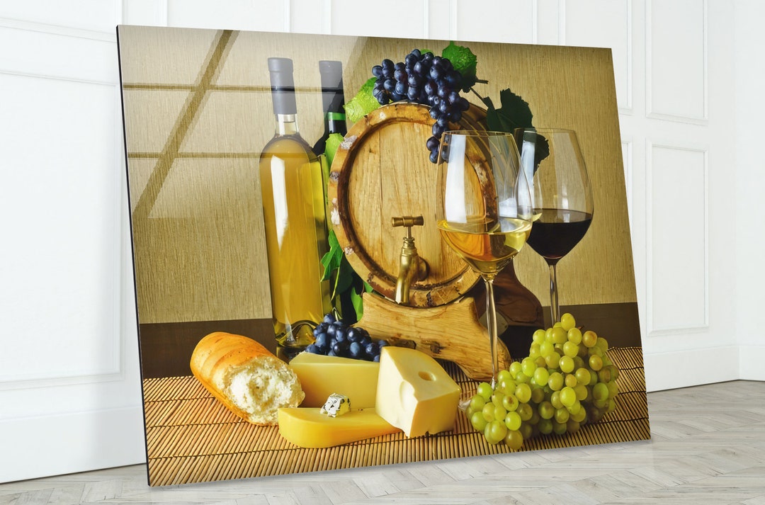 Tempered Glass Wall Artkitchen Wall Decorhome Printing