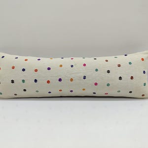 Bohemian Kilim Pillow Cover: Turkish Boho Throw Pillow, 12x36