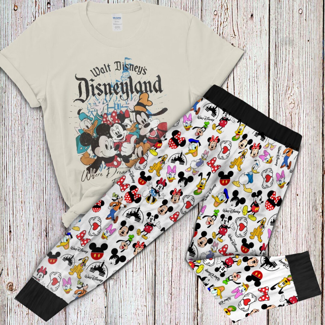 Christmas Disneyland Pajamas Christmas Christmas Gifts Etsy