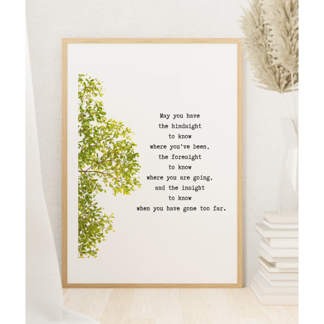 PRINTABLE Traditional Irish Blessing 2 May You Have the Hindsight