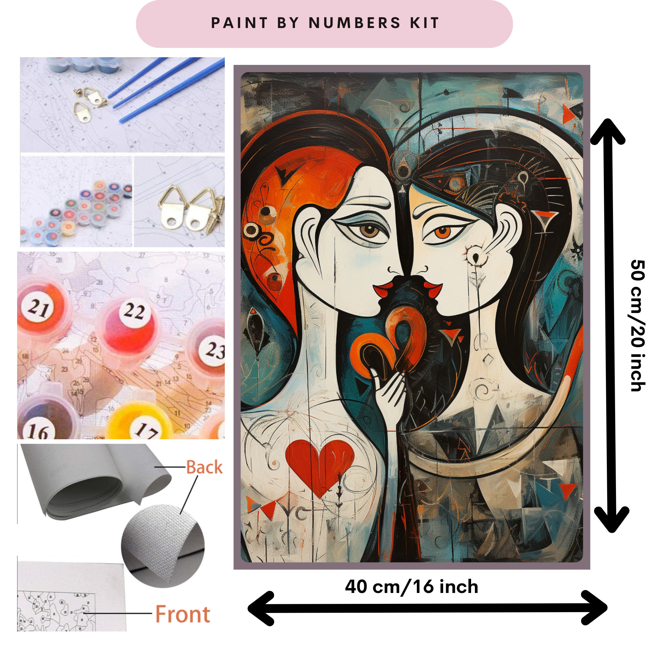 Pink Picasso Paint by Numbers Kits in 2023  Paint by number, Painting,  Butterfly painting