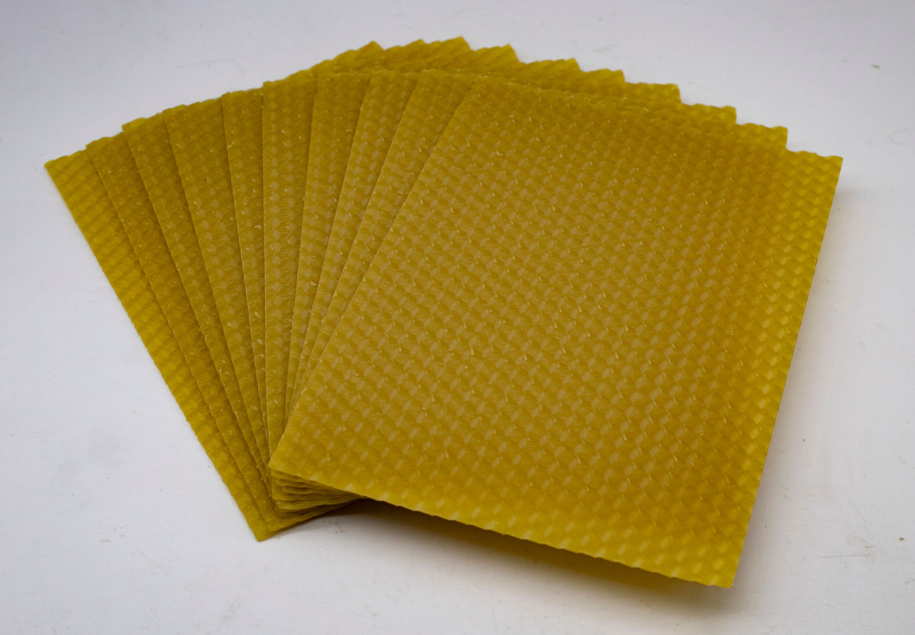 Beeswax Candle Making Kit, Beeswax Sheets for Candles, 10 Pcs 20x13,7