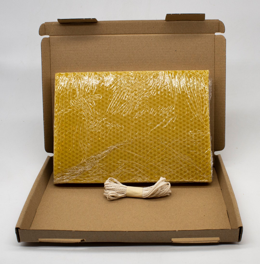 Beeswax Candle Making Kit, Beeswax Sheets for Candles, 10 Pcs 20x13,7
