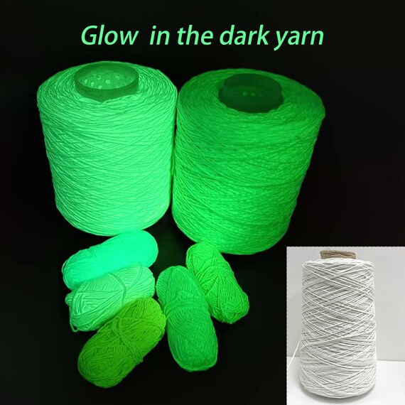 Glow in the Dark Yarn 120 Yard Glow Yarn Glowing Yarn for Etsy