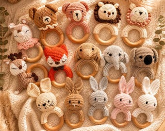 Rassel, Babygeschenk, Personalisierte Babyrassel, Greifling, Geschenk zur Geburt