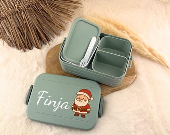 Mepal lunchbox, Christmas motifs, personalized children's lunchbox, kindergarten lunchbox, lunchbox with name, Christmas gift
