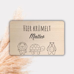 Personalized breakfast board, cutting board with engraving, breakfast board, baby gift, child gift