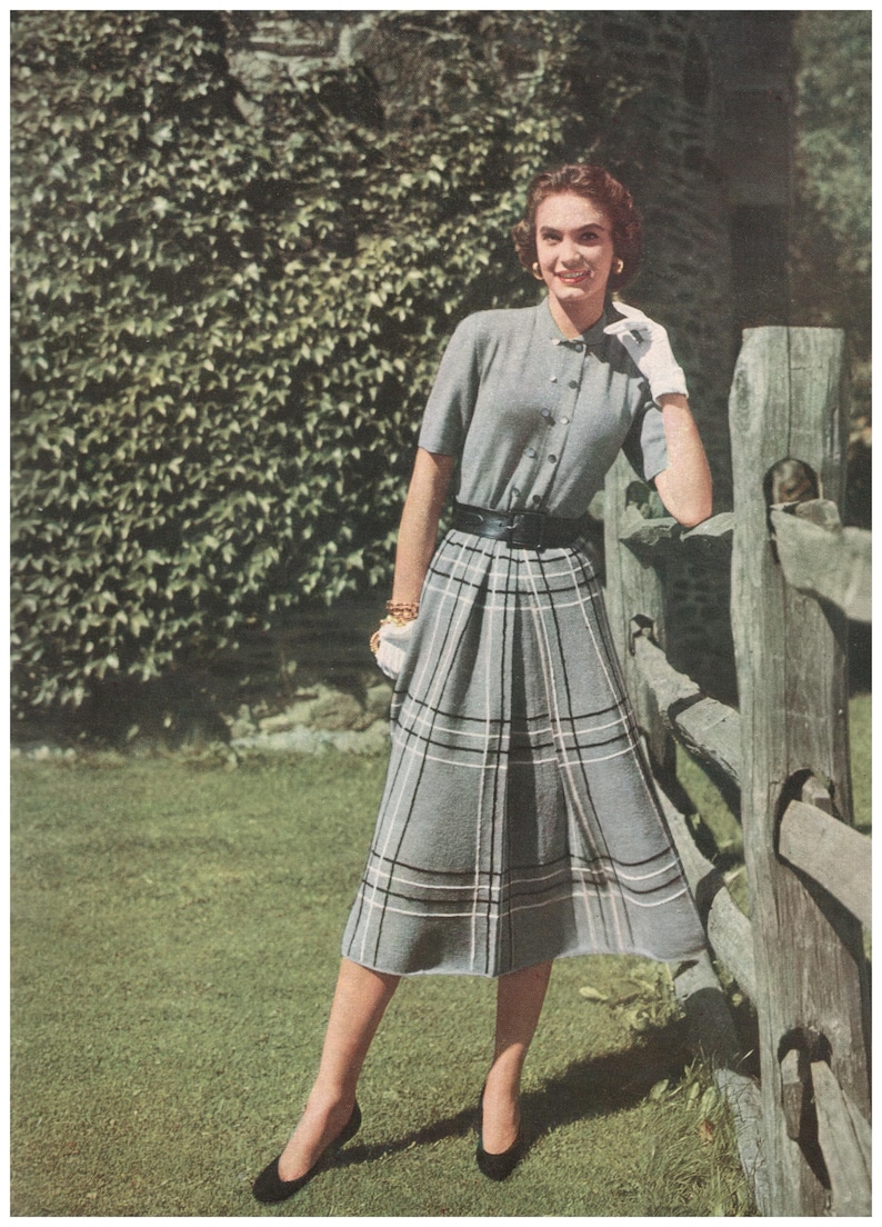 Libro de tejido vintage de Vogue n.º 42 imagen 5
