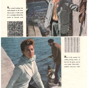 Libro de tejido vintage de Vogue n.º 42 imagen 6