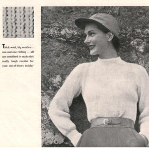 Libro de tejido vintage de Vogue n.º 42 imagen 9