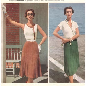Libro de tejido vintage de Vogue n.º 42 imagen 4