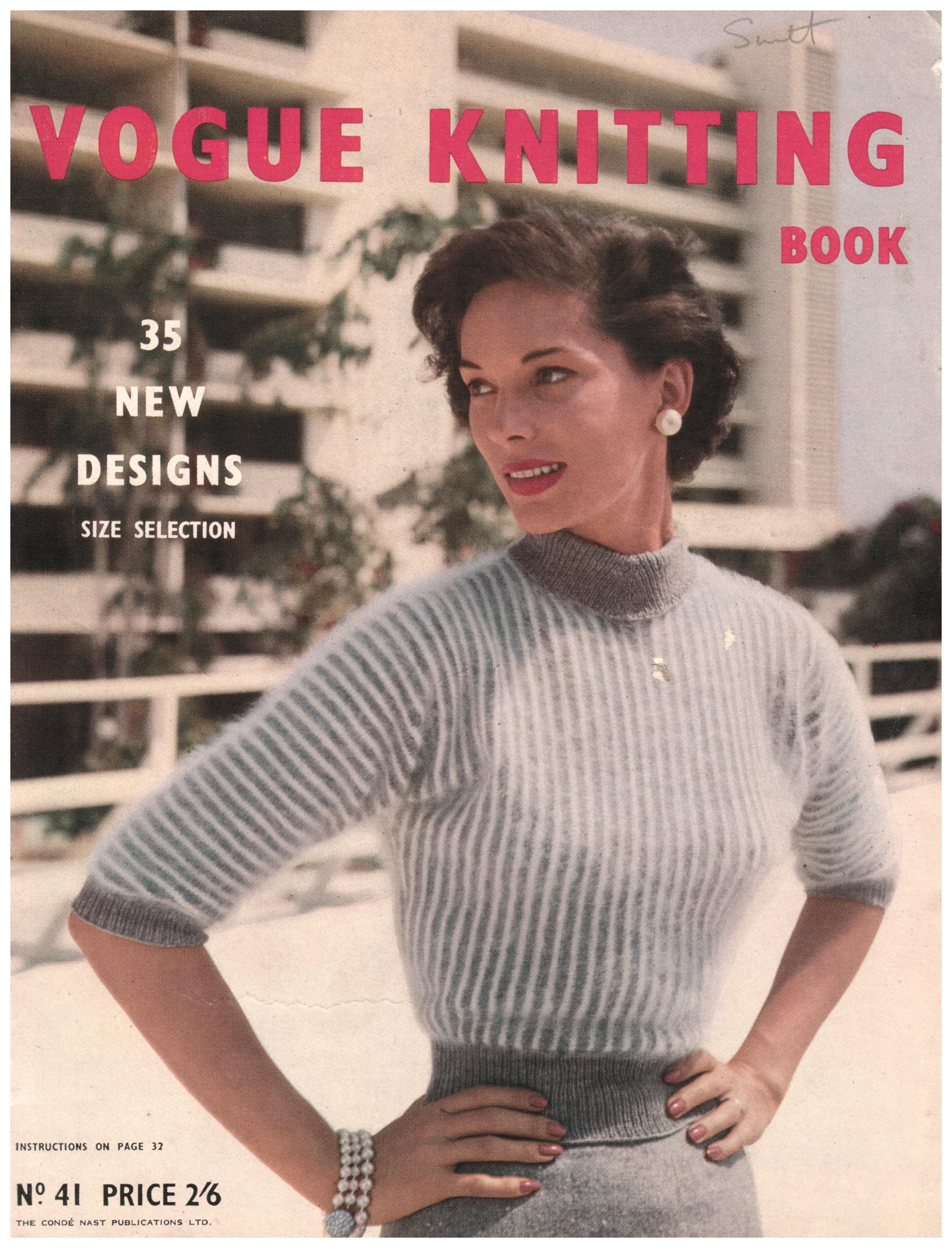 Vintage Vogue Knitting Book No 41 - Etsy