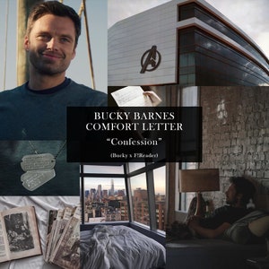 Carta de amor digital do personagem BUCKY BARNES Comfort "Confissão"