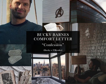 BUCKY BARNES Comfort Character Digital Love Letter "Confession"