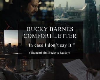 BUCKY BARNES Comfort Character Digital Love Letter "In case I don't say it."