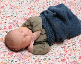 Baby Sleeping Bag Knitting Pattern – PDF Digital Download – Cozy Cocoon for Newborns