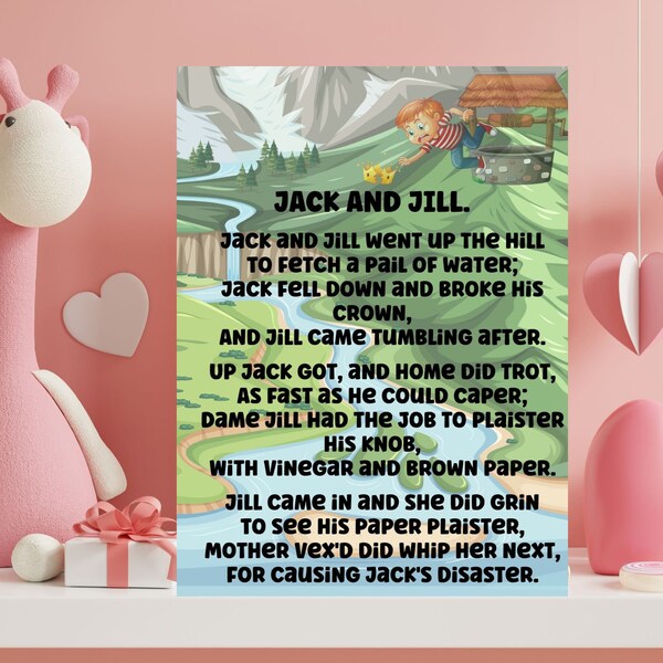 Jack and Jill Baby Shower Game Etsy
