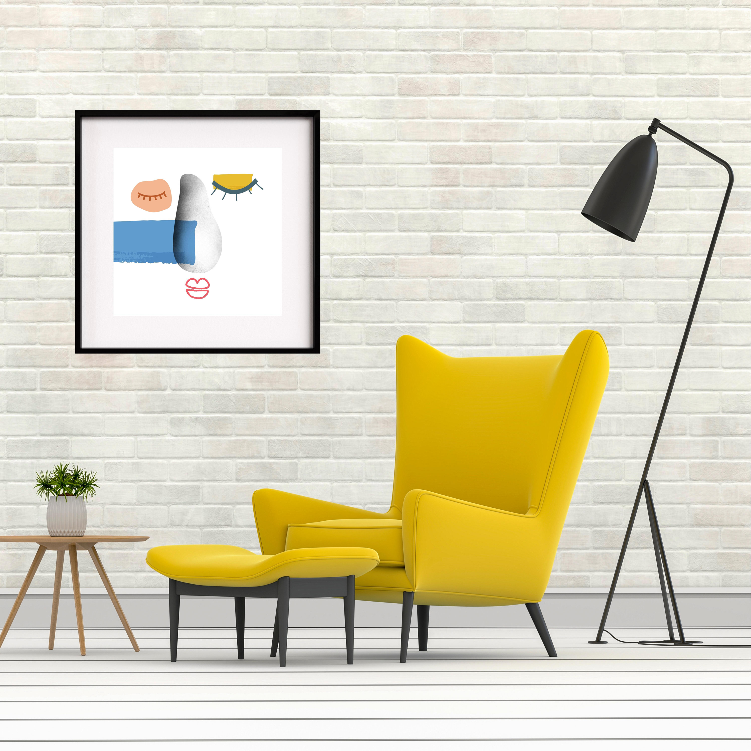 Woman Face Minimalist Abstract Art Print Women Portrait Poster Digital ...