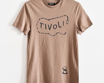 Pinkpop festival 1992 Tivoli Shirt Gedragen door Eddie Vedder frontman van Pearl Jam. Unisex t-shirt, biologisch katoen, zeefdruk