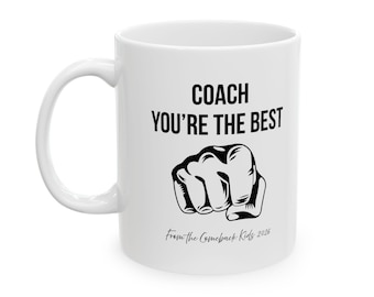 Customized Coach Gift, Coach You're The Best, Personalized Gift for Coach