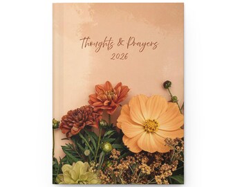 Floral Prayer Journal, Christian Gift Journal, Christian Mom Grandma Journal, Inspiration Gift, Gratitude Journal