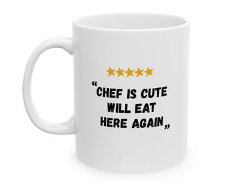Favorite Chef Gift, Gift for Her, Gift for Him, Funny Chef Coffee Mug, Wife Gift, Girlfriend Gift