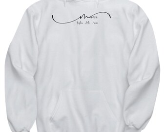 Personalized Mama Hoodie: Custom Mom Gift