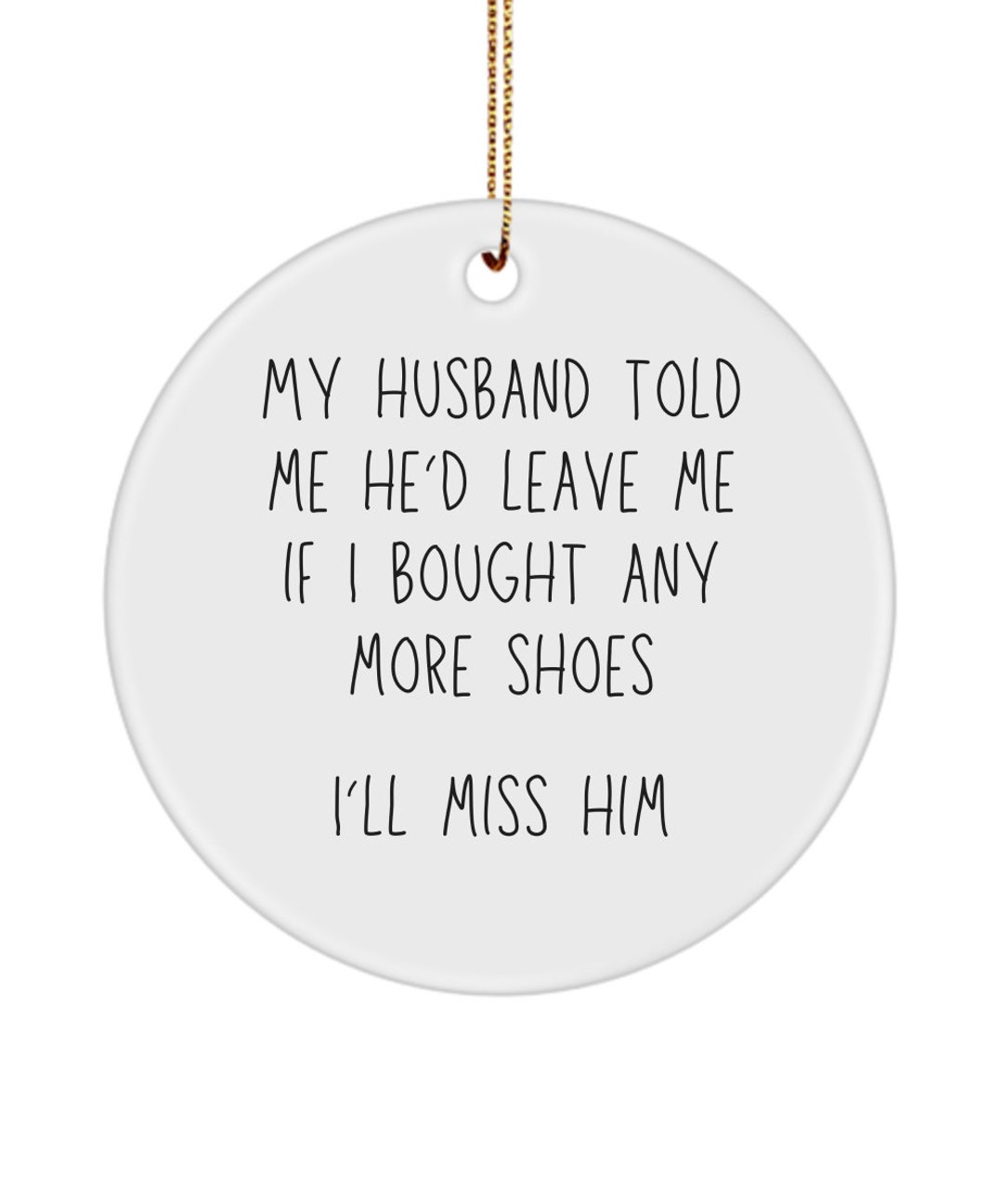 Shoe Fan Ornament, Funny Husband Gift to Wife, Shoe Lover, Shoe Fetish