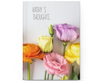 Personalized Gratitude Journal, Idea Journal, Dream Journal, Inspiration Gift, Custom Notebook