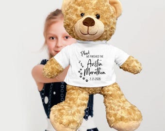 Austin Marathon Teddy Bear 2026, Customized Austin Marathon Gift