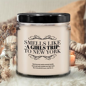 Girls Trip New York, New York City Related Gifts, New York Souvenirs, New York Candle, NYC gifts, Quirky Candles, Girls Weekend NYC