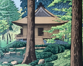 Takeji Asano: « Début de l’été au temple sanzen-in »