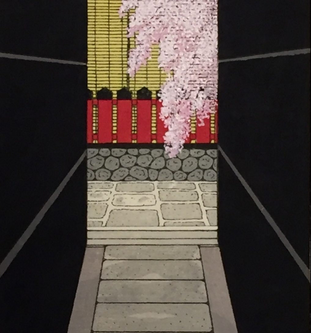 Gion Alley with blossom
