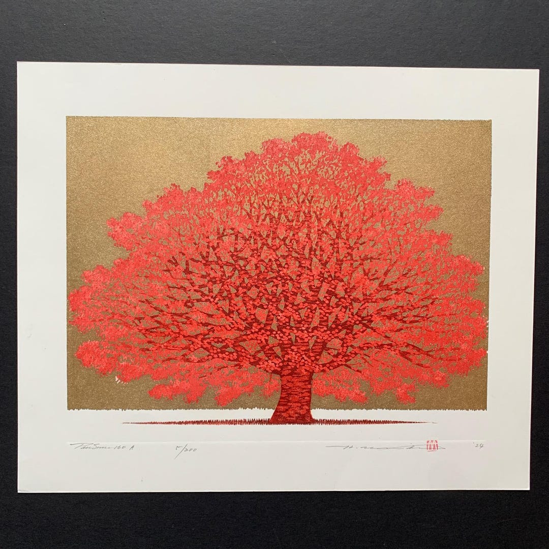 Hajime Namiki: Tree Scene 160 A - Etsy