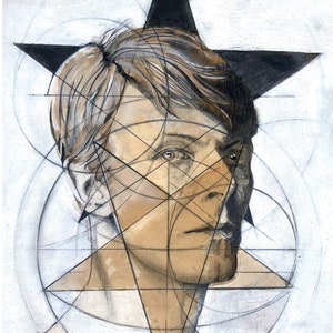David Bowie Print on 310 gsm Fine Art Paper, Signed Limited Edition