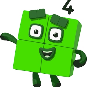 Numberblocks Hi Res Images All Characters Included PNG, PDF, SVG - Etsy ...