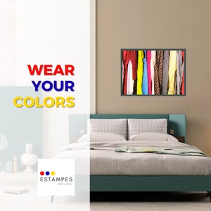 Wall art, Printable, Digital Print, Fine Art Print, Wear Your Color