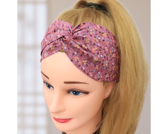 Diadema Mujer / Haarband Damen / Pequeño floral III. / Diadema de enfermera / Stirnband Damen / Bandeau cheveux / Envoltura para la cabeza / Yoga / Diadema de tela
