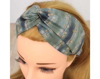 Headband Women | Haarband Damen | Gray pattern | Nurse headband | Stirnband Damen | Bandeau cheveux | Head wrap | Yoga| Fabric hairband