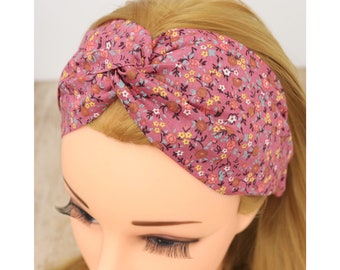 Diadema Mujer / Haarband Damen / Small floral III. / Diadema de enfermera / Stirnband Damen / Bandeau cheveux / Head wrap / Yoga/ Diadema de tela