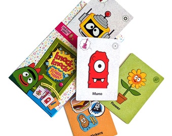 Official Yo Gabba Gabba! Card Game! Knock Knock! Yo Gabba Gabba! 1st/2nd/3rd birthday gift/travel toy for baby/toddler/kids 1 2 3 4 year old